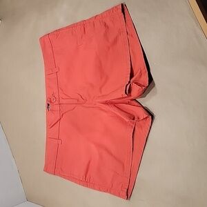 Gap, Size 8, Deep Coral Color (Not Quite Orange), Hadley Shorts. Gently Used.